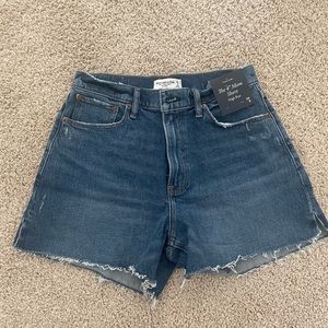 Abercrombie & Fitch Curve Love High Rise Mom short